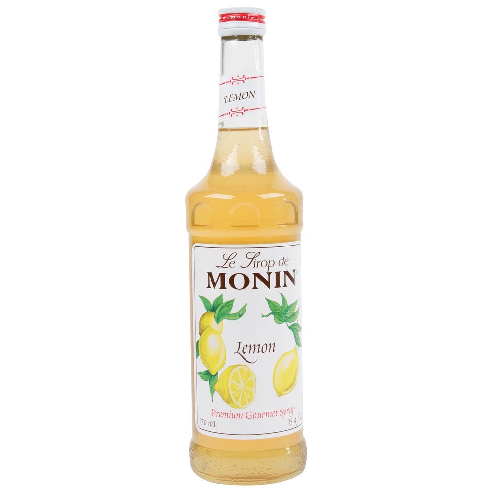 Monin Lemon Syrup 750ml (25.4oz) - Case 1