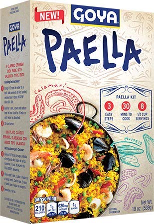 Goya Paella Rice Dinner Kit, 19 Ounce - Case 1