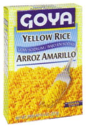 Goya Yellow Rice Low Sodium 7 oz - Case 1