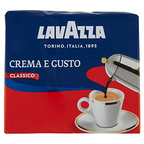 Lavazza Crema e Gusto Classico,2 Brick of 250 Gr Each - 1 Case