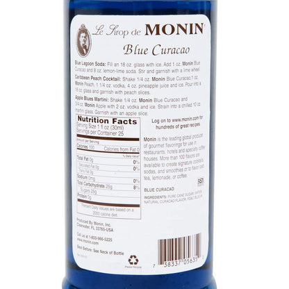 Monin Blue Curacao Syrup - Case 1