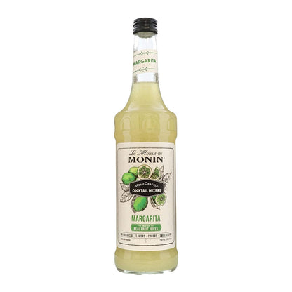 Monin - HomeCrafted Margarita Cocktail Mixer, Ready-to-Use Drink Mix, Well Balanced and Made with Real Citrus Juices, DIY Cocktails, Just Add Tequila, Perfect on the Rocks or Frozen (750 ml) - Case 1