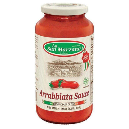 LA SAN MARZANO: Arrabbiata Sauce, 24 fl oz - 1 Case