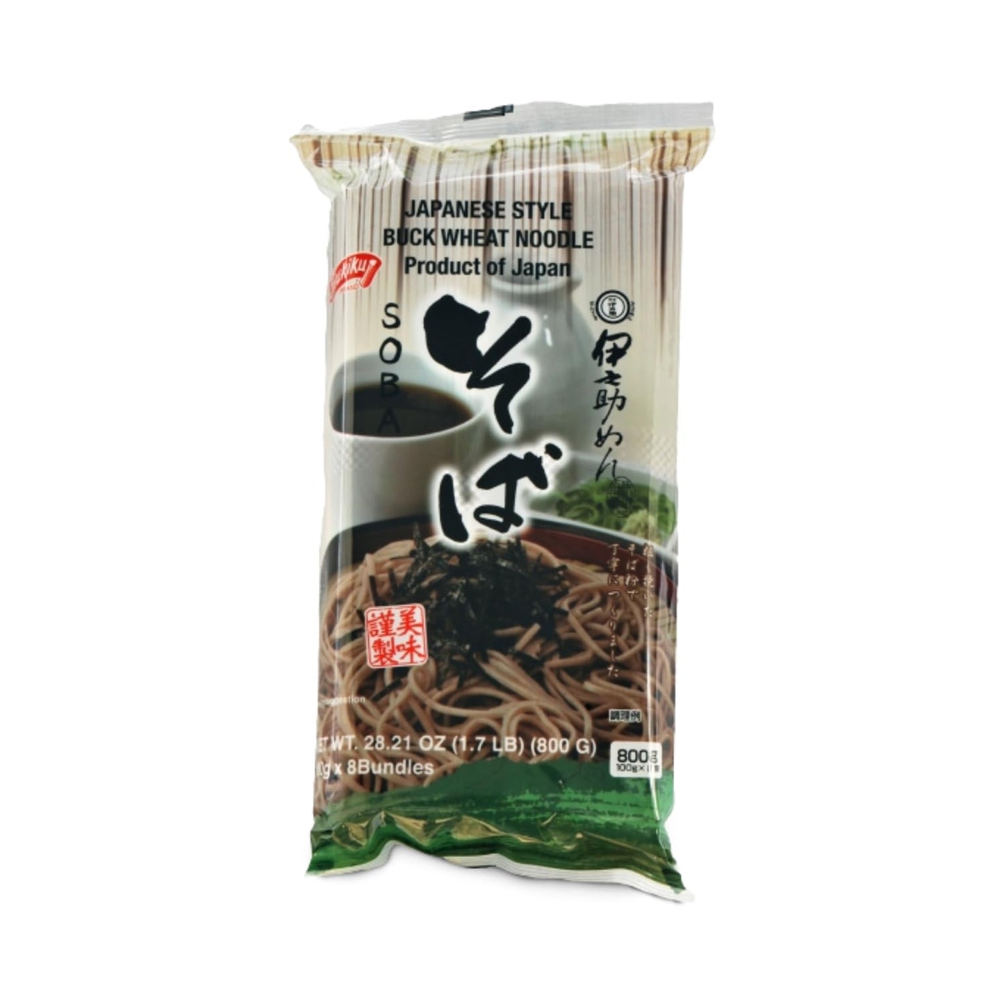 Shirakiku Style Soba Kisetsuno Mikaku Noodles | Japanese Dried Buckwheat Noodles | Contains Wheat flour Easy to Cook Asian Noodles | 28.21 OZ - Case 1