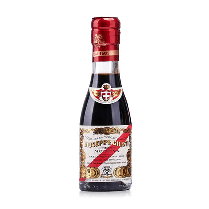 Giusti Giuseppe Modena Balsamic Vinegar, 5 Gold Medals "Banda Rossa" Champagnottina from Modena, Italy, 3.38 fl oz (100ml) - 1 Case