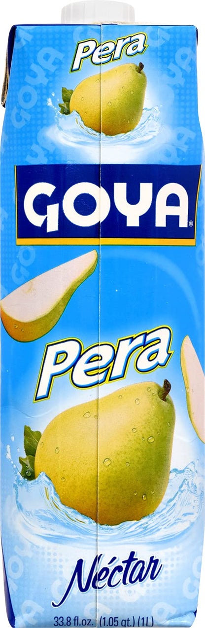 Goya Pear Nectar, 33.8 oz - Case 1