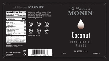 Monin Coconut Concentrated Flavor - Case 1