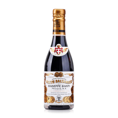 Giuseppe Giusti Aged Balsamic Vinegar of Modena - 2 Gold Medals Aceto Balsamico di Modena - Champagnotta 250ml - 1 Case