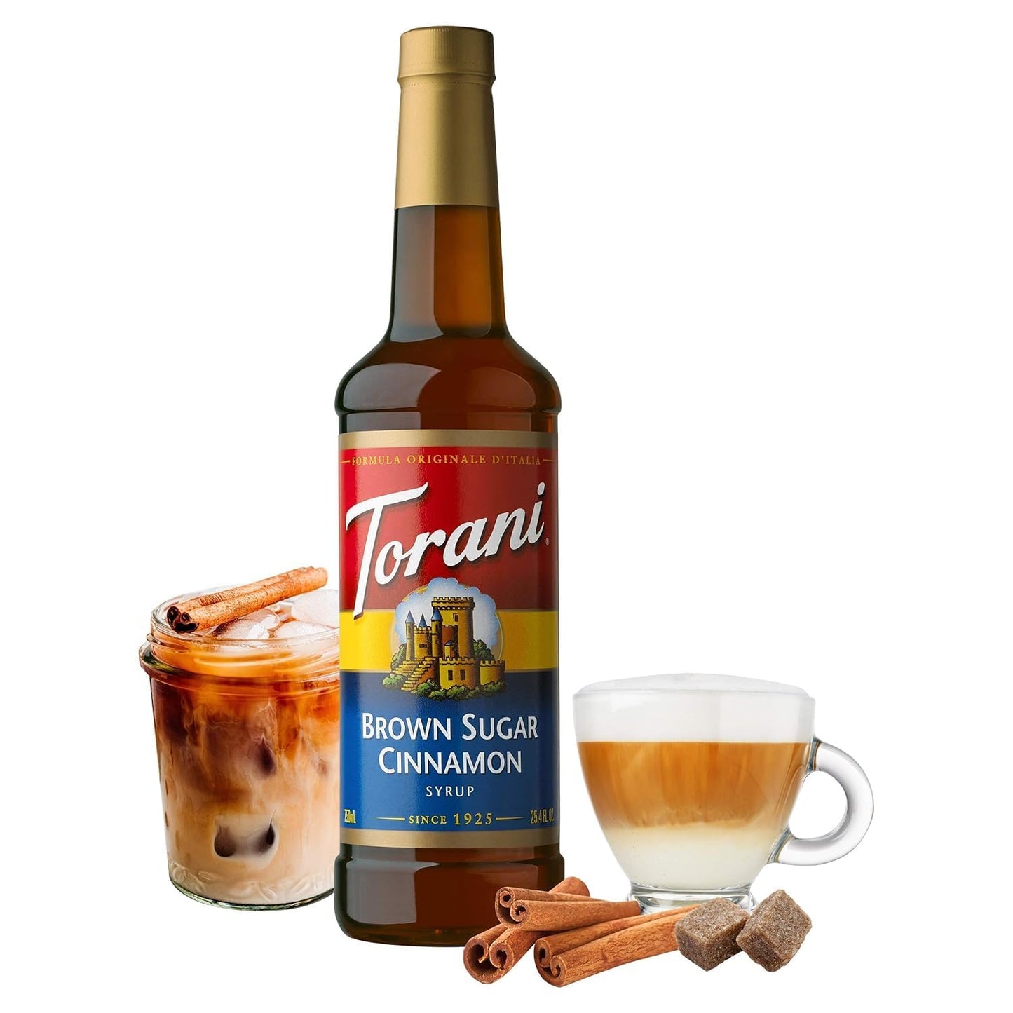 Torani Brown Sugar Cinnamon Syrup, 750 ml - 1 Case