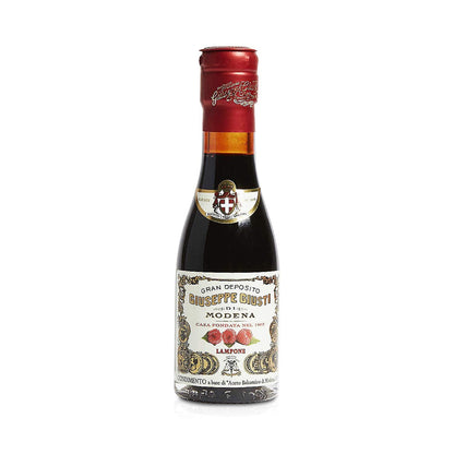 Giuseppe Giusti Raspberry Balsamic Vinegar - Flavored Balsamic Vinegar Imported from Italy - 3.38 Fl Oz - 1 Case