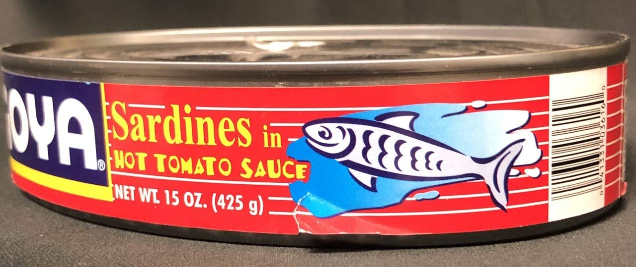 Goya Sardines in Hot Tomato Sauce, Oval, 15 Ounces - Case 1