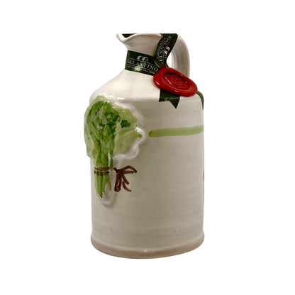 Galantino Basil Extra Virgin Olive Oil in Ceramic Jug - Case 1