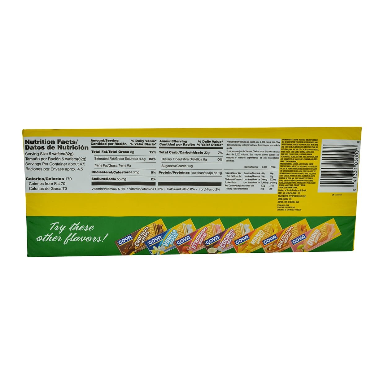 Goya, Pineapple Wafers, 140 Grams(gm) - Case 1