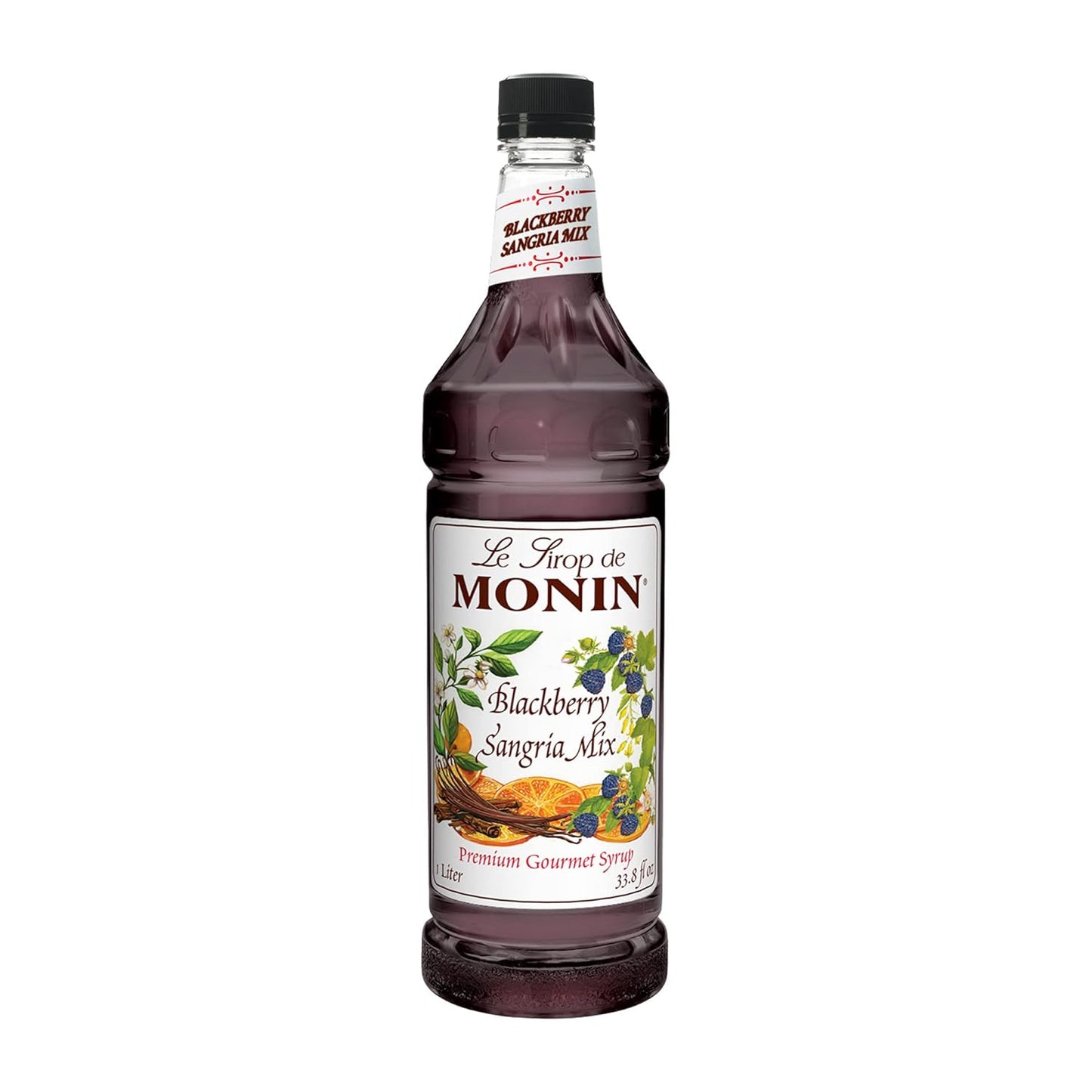 Monin Blackberry Sangria Mix 33.8FL.oz - Case 1