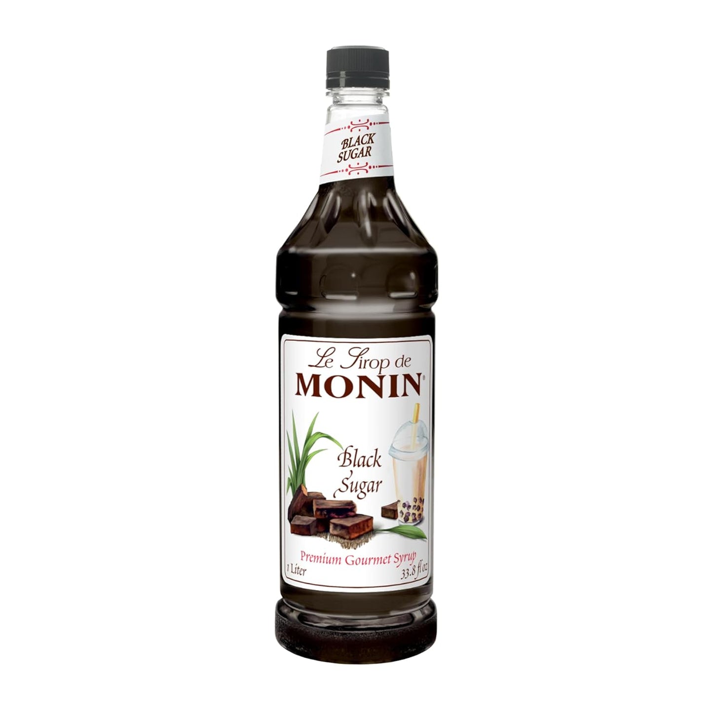 Monin - Black Sugar Syrup (1 Liter) - Case 1