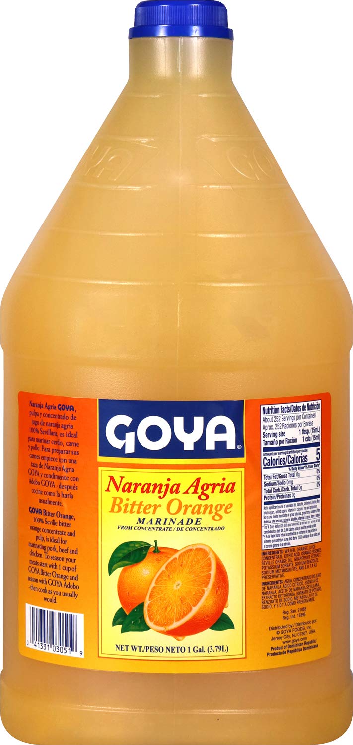 Goya Foods Bitter Orange Marinade, 128 Ounce 1 Gallon - 1 Case