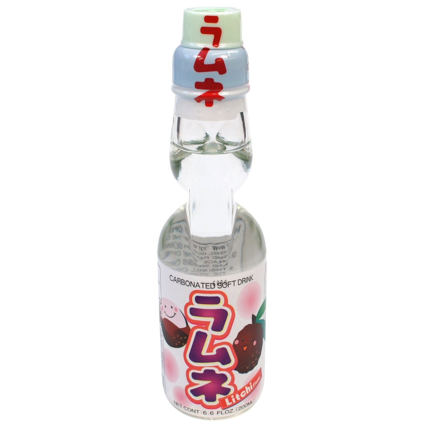 Shirakiku, Ramune Carbonated Soda-Lychee Flavor, 6.8 Fl Oz - Case 1