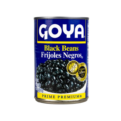 Goya Premium Black Beans, 15.5 Oz - Case 1