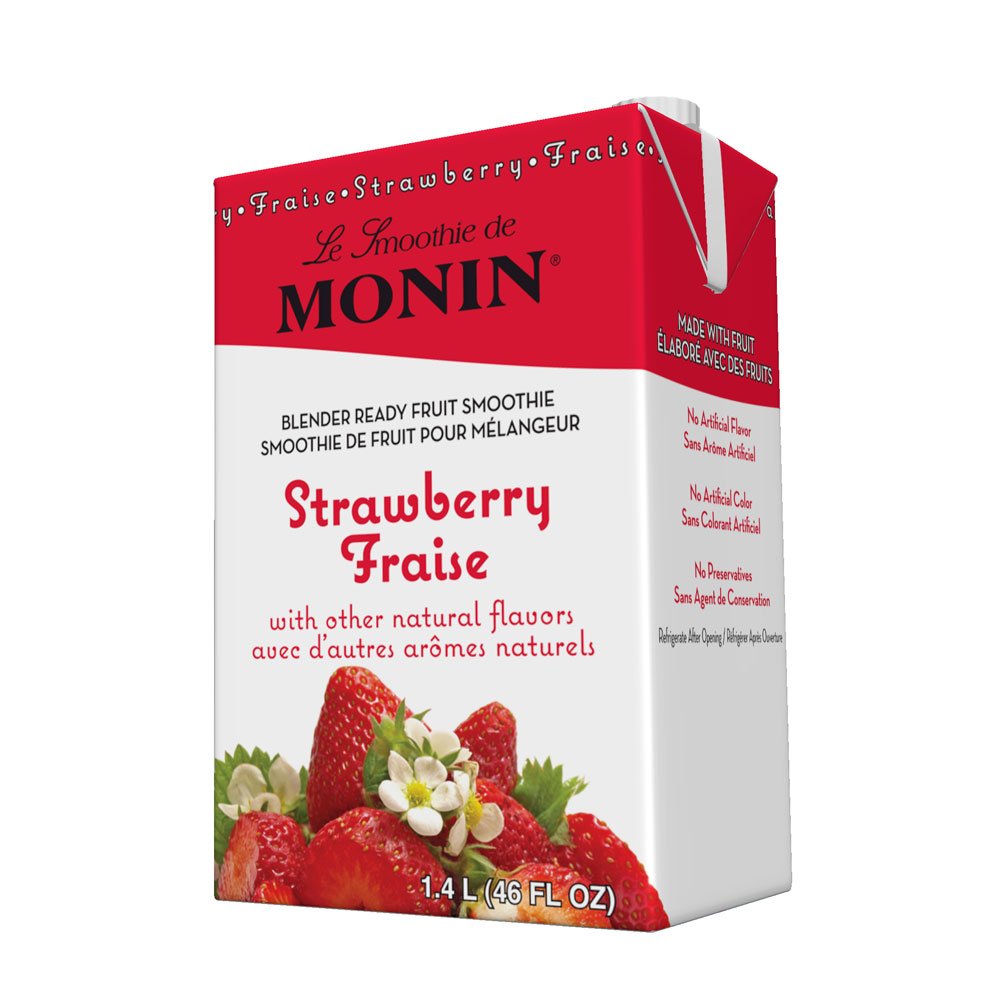 Monin Inc. Smoothie Mixes Monin Strawberry Fruit Smoothie Mix - Case 1