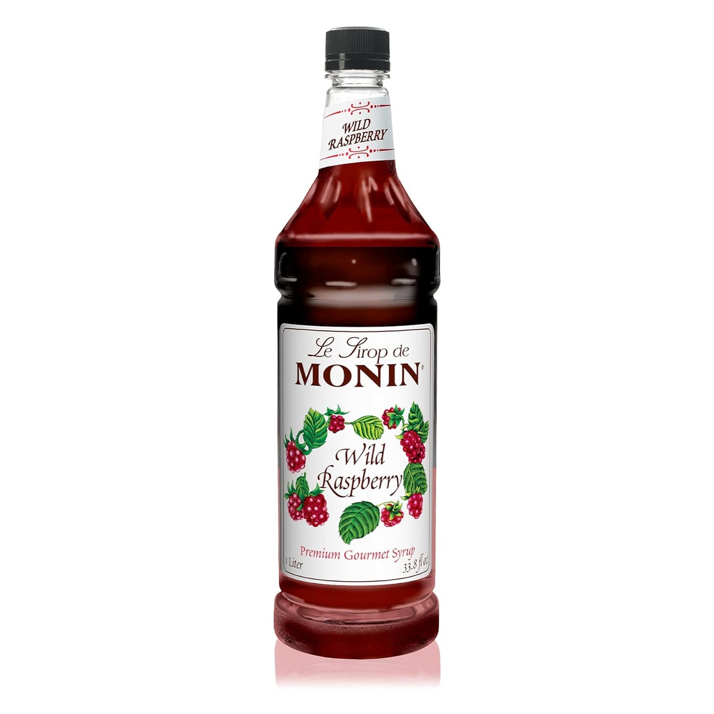 Monins Wild Raspberry Syrup 1 Liter - Case 1