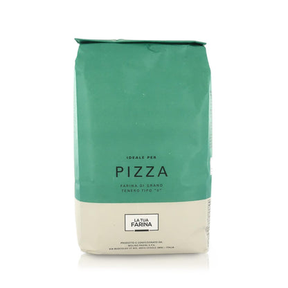 Molino Pasini Soft Wheat Flour Type "0" Ideal for Pizza, Origin: Italy, 1 Kg / 2.20 Lb - 1 Case