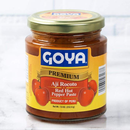 Aji Rocoto - Red Hot Pepper Paste by Goya (7.5 ounce) - Case 1