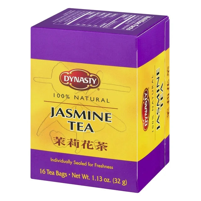 Dynasty Tea - 100% Natural Jasmine Tea Bags, 16 ct - Case 1