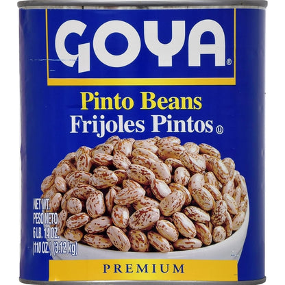 Goya Canned Pinto Beans, 110 Ounce - Case 1