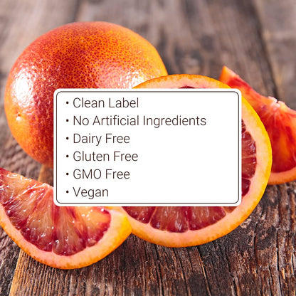 Monin - Blood Orange Puree, Tart, Juicy Citrus Taste, Great for Lemonades, Cocktails, and Culinary Creations, Vegan, Gluten-Free (1 Liter) - Case 1