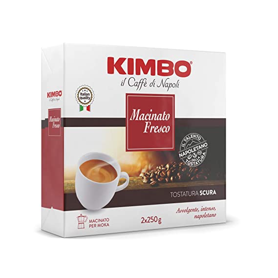 Kimbo Macinato Fresco (trans. freshly ground)  250g - 1 Case