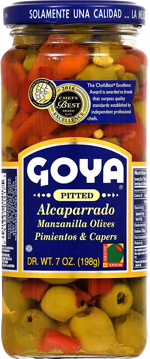 Goya Alcaparrado Pitted, 7 oz - Case 1