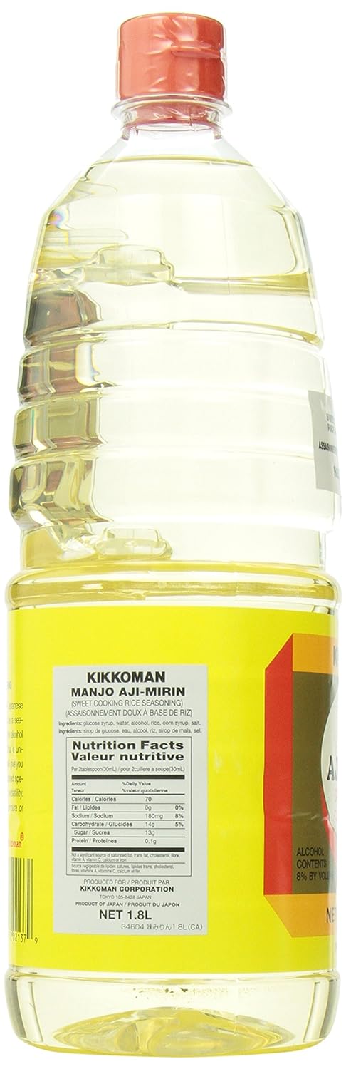 Kikkoman Manjo Aji Mirin Cooking Rice Seasoning, 60-Ounce - Case 1