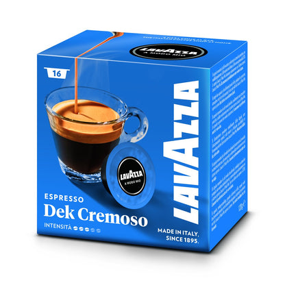 Lavazza A Modo Mio Ground Coffee Capsules Pack of 16 Cremosamente Blend - 1 Case