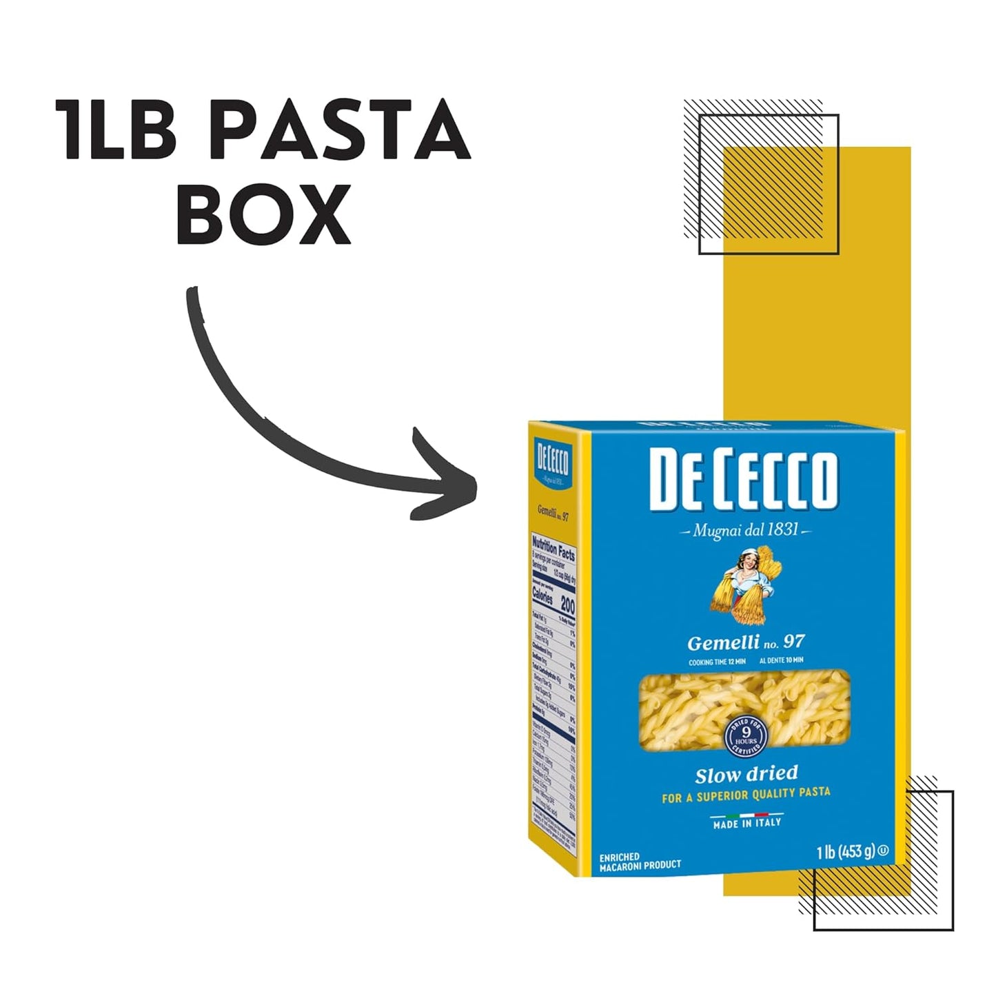 DeCecco Gemelli, No. 97, 1 Pound Box Case 1