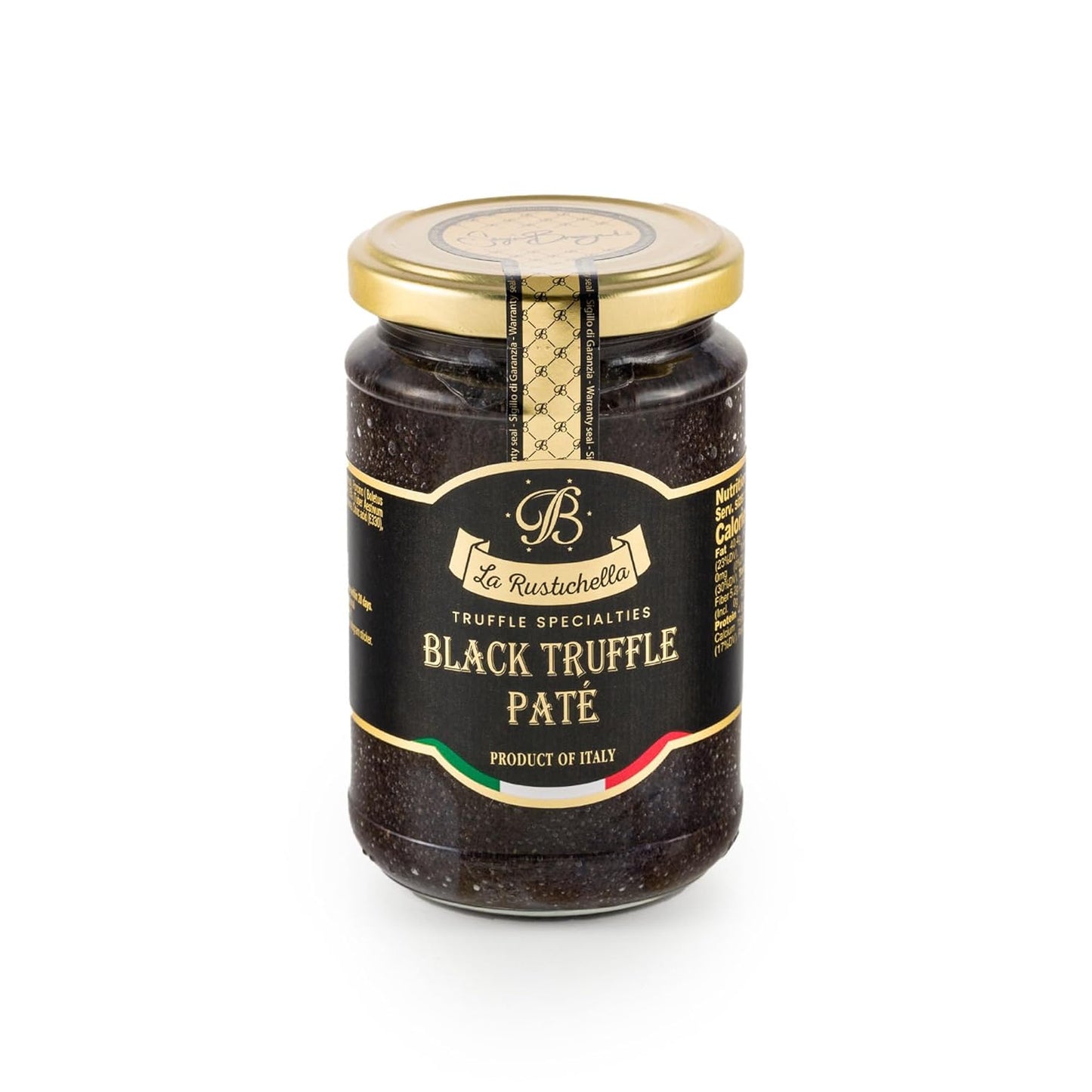 La Rustichella - Black Truffle Pate Large (280g, 9.87 OZ) Vegan, Gluten Free, Cholesterol Free - Case 1