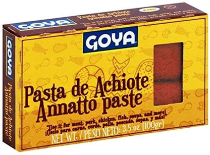 Pasta de Achiote Annatto Paste Goya 3.5 ounce - Case 1