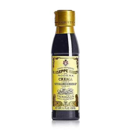 Giuseppe Giusti Crema Vanilla Balsamic Glaze of Modena - 150 ml - 1 Case