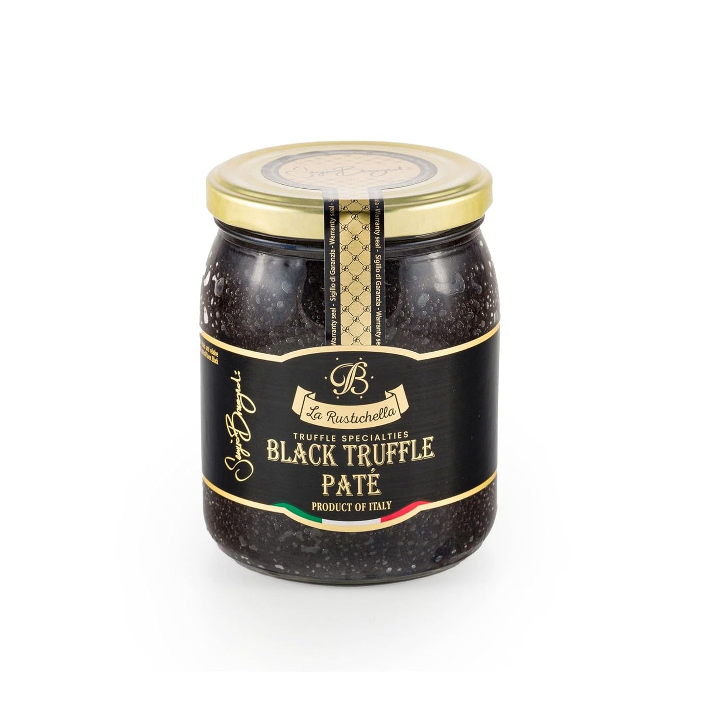 La Rustichella - Black Truffle Pate Large (500g, 17.64 OZ) Vegan, Gluten Free, Cholesterol Free - Case 1