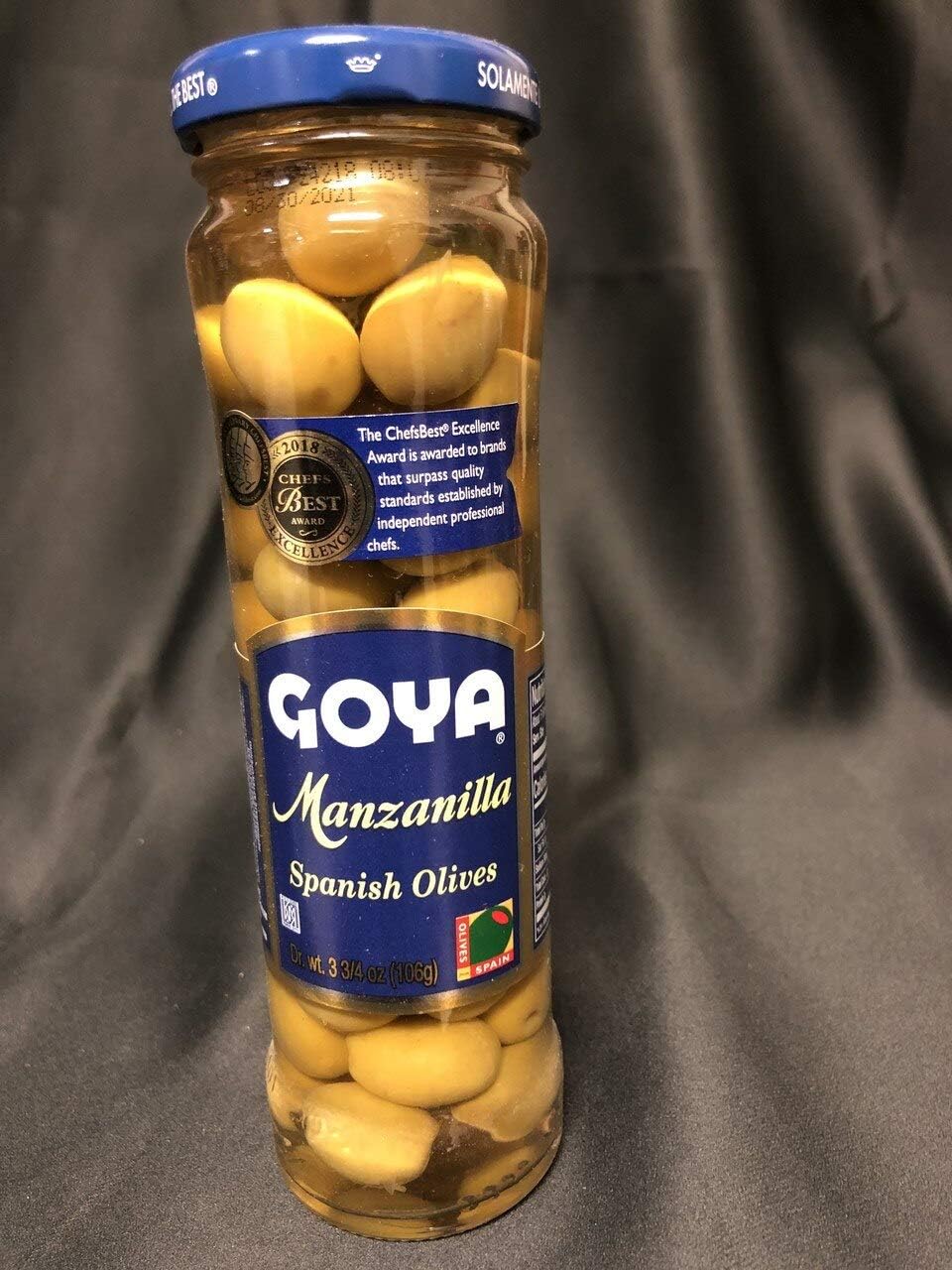 Goya Manzanilla Olives 3.75 oz - Case 1