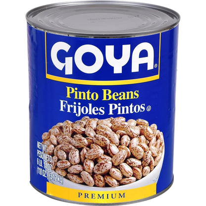 Goya Canned Pinto Beans, 110 Ounce - Case 1