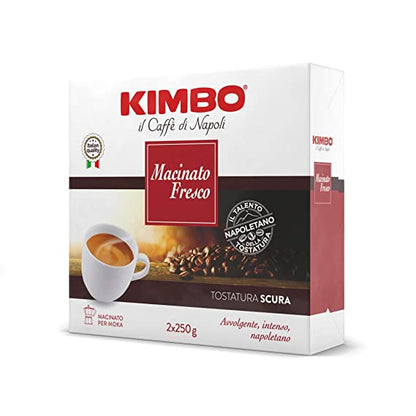 Kimbo Macinato Fresco (trans. freshly ground)  250g - 1 Case