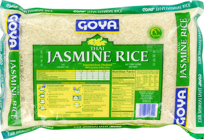 Goya Thai Jasmine White Rice, 32 oz - Case 1