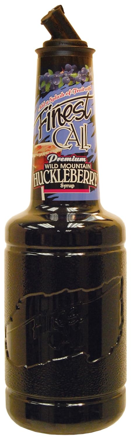 Finest Call Huckleberry Syrup, 33.8 Fl Oz - Case 1