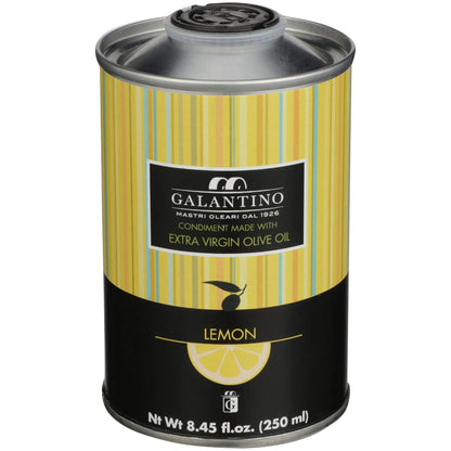 GALANTINO Lemon Extra Virgin Olive Oil, 8.45 FZ - Case 1