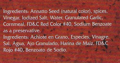 La Perla del Mayab Annatto Seed Paste Achiote, 14 oz. - Case 1