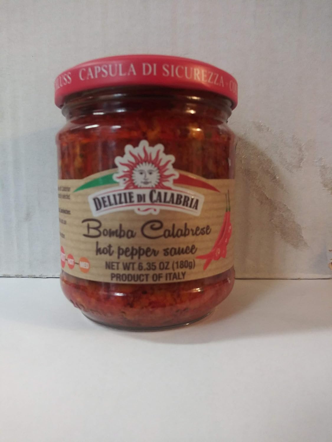 Bomba Calabrese Hot pepper Sauce - 1 Case