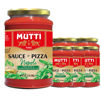 Mutti - Sauce Pizza Basil Evoo 14 Oz - 1 Case