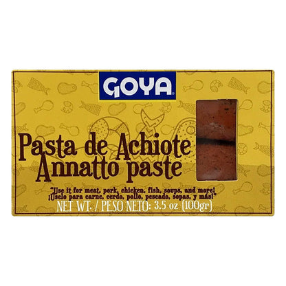 Pasta de Achiote Annatto Paste Goya 3.5 ounce - Case 1