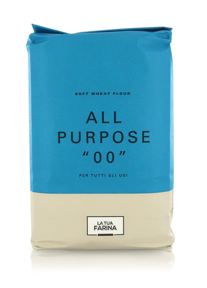 Molino Pasini Wheat Flour Type "00" All Purpose, Suitable for all Uses, 1 Kg / 2.20 Lb - 1 Case