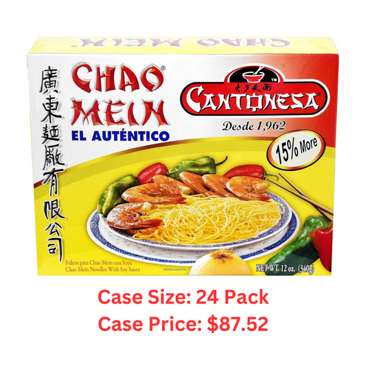 Cantonesa Chao Mein Noodles With Soy Sauce, 12 Ounce - Case 1